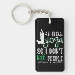Porte-clés Amant de Yoga   Je fais du Yoga