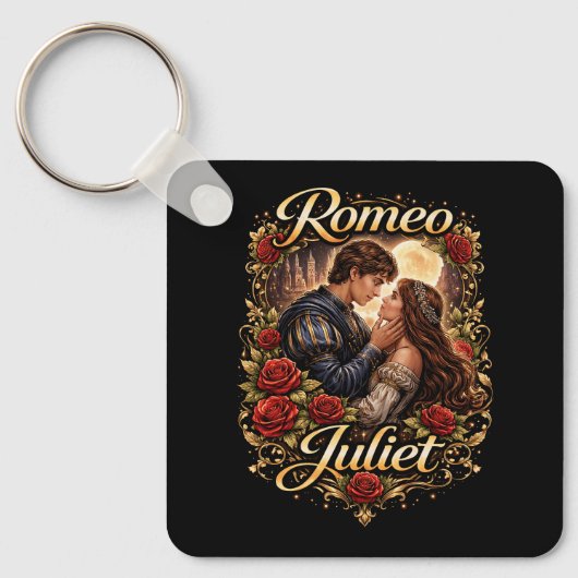 Porte-clés Amants de Vérone au clair de lune (Recto)