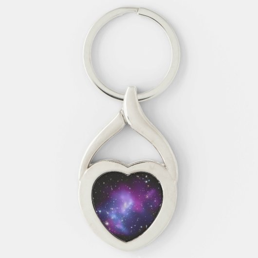 Porte-clés Amas de galaxies pourpre (Devant)