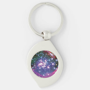 Porte-clés Amas d'étoiles des Arches Impression d'artiste col