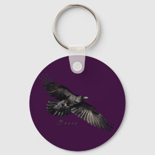 Porte-clés Amateur d'animaux de corbeau Cadeaux fantaisistes