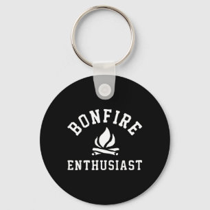 Porte-clés Amateur de feu de camp drôle de camping hommes