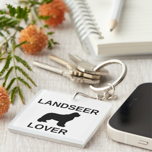 Porte-clés amateur de landseer (Devant Droit)