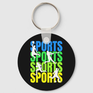 Porte-clés Amateur de sports multiples - Basket-ball Baseball