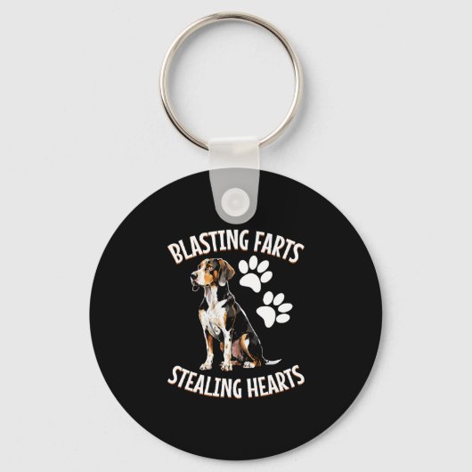 Porte-clés Amateur de Treeing Walker Coonhound Propriétaire d (Recto)