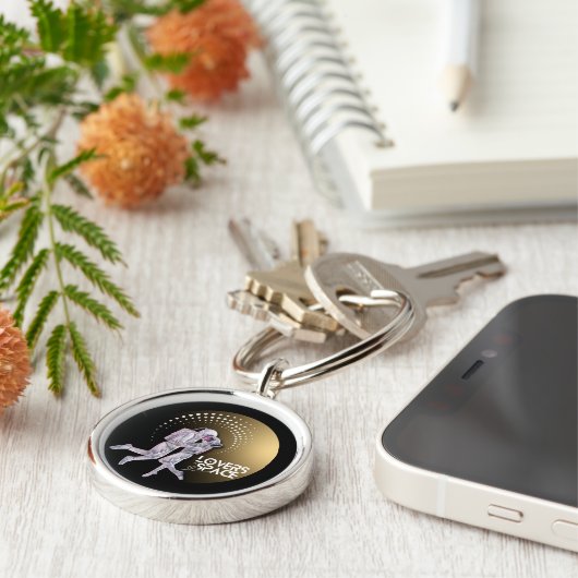 Porte-clés Amateurs dans l'espace (Côté)