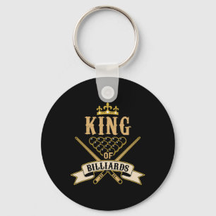 Porte-clés Amateurs De Billard Snooker -King Of Billiards