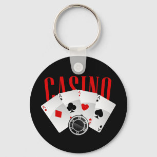 Porte-clés Amateurs de casino de jeu