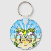 Porte-clés Amateurs de Flamant rose (Recto)