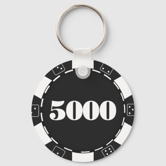 Porte-clés Amateurs de jeu de puce de casino mignonnes (Recto)