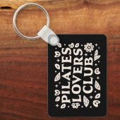Porte-clés Amateurs de Pilates citations (Recto)