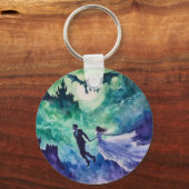 Porte-clés Amateurs de vol - Peinture aquarelle (Verso)