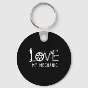 Porte-clés Amateurs mécaniques Aimer ma mécanique