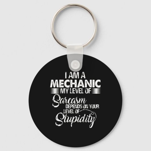 Porte-clés Amateurs mécaniques | Je Suis Mécanicien (Recto)