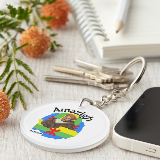 Porte-clés Amazigh Kabyle (Devant Droit)