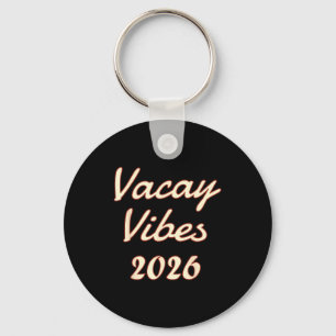 Porte-clés Amb. de vac. 2026 Plage Été Vibes d'été