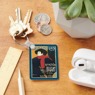 Porte-clés Ambassadeurs, Aristide Bruant par Toulouse Lautrec