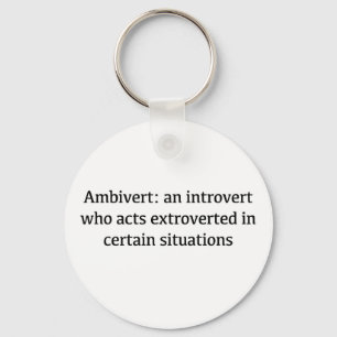 Porte-clés Ambivert Definition