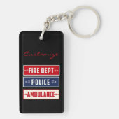 Porte-clés Ambulance de police des incendies Thunder_Cove (Dos)