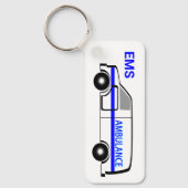 Porte-clés Ambulance EMS avec devis biblique (Recto)