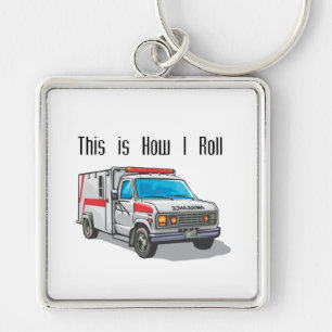 Porte-clés Ambulance How I Roll