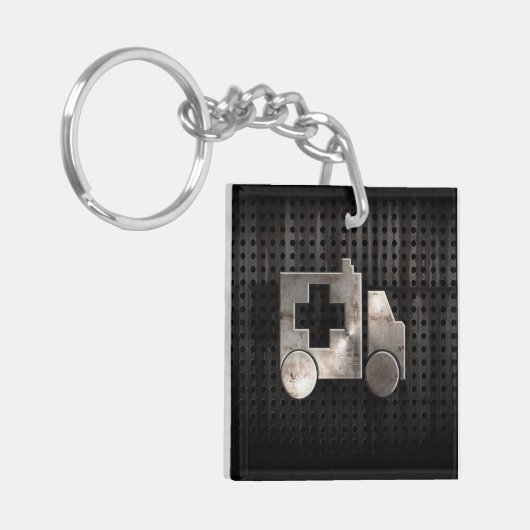 Porte-clés Ambulance rocailleuse (Devant gauche)