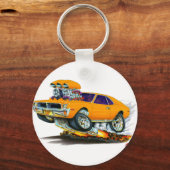 Porte-clés AMC Javelin Orange Car (Recto)