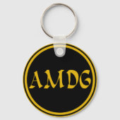 PORTE-CLÉS AMDG (Recto)