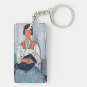 Porte-clés Amedeo Modigliani - Femme tzigane avec bébé (Dos)