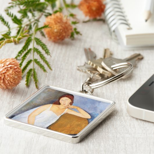 Porte-clés Amedeo Modigliani - Jeanne Hebuterne (Côté)