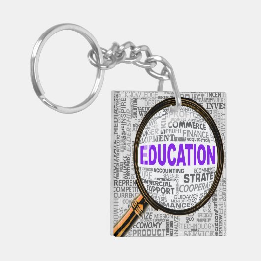 Porte-clés Améliorer l'éducation (Devant gauche)