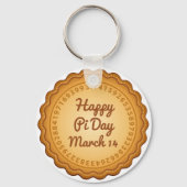 Porte-clés Amenez votre tarte à la journée Pi (Recto)