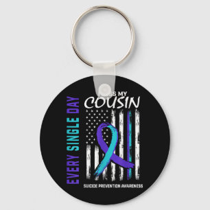 Porte-clés Amer De Prévention Du Suicide De Mon Cousin Me Man