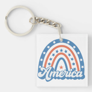 Porte-clés America Boho Retro