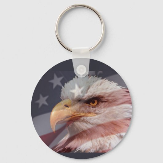 Porte-clés AMÉRICAIN EAGLE par SHARON SHARPE (Recto)