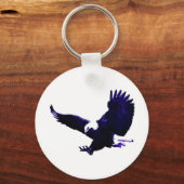 Porte-clés American Bald Eagle Landing (Recto)