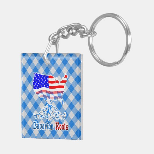 Porte-clés American Bavarian Roots Allemagne Porte - clé (Dos droit)