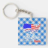 Porte-clés American Bavarian Roots Allemagne Porte - clé (Devant)