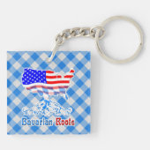 Porte-clés American Bavarian Roots Allemagne Porte - clé (Dos)