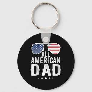 Porte-clés American Dad 4 juillet Us Patriotic Pride