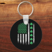 Porte-clés American Design St Patrick Day Irish (Recto)