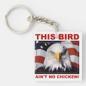 porte-clés American Eagle Ain't No Chicken (Devant)