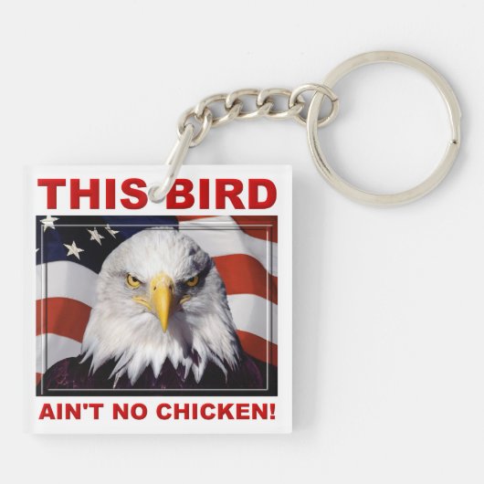 porte-clés American Eagle Ain't No Chicken (Dos)