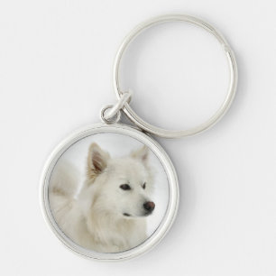 Porte-clés American Eskimo Dog Art