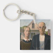 Porte-clés American Gothic : Vie rurale pauvre paysan (Devant)