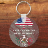 Porte-clés American Grosse avec des racines mexicaines style  (Recto)