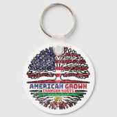 Porte-clés American Grown Iranian Roots – Lion and Sun (Verso)