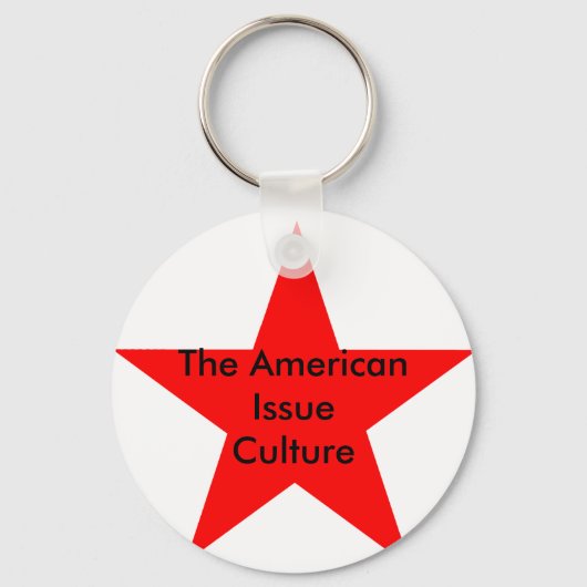 Porte-clés American Issue Culture Star Red (Recto)