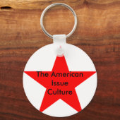 Porte-clés American Issue Culture Star Red (Recto)