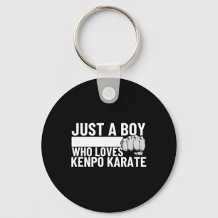 Porte-clés American Kenpo Juste Un Garçon Qui Aime Kenpo Kara